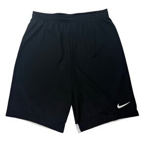 Nike Boys XL Black/White Lightweight Polyester Shorts – Youth Size 18‑20